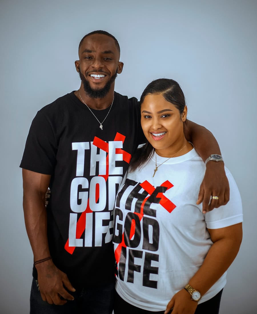 A smiling Christian couple
